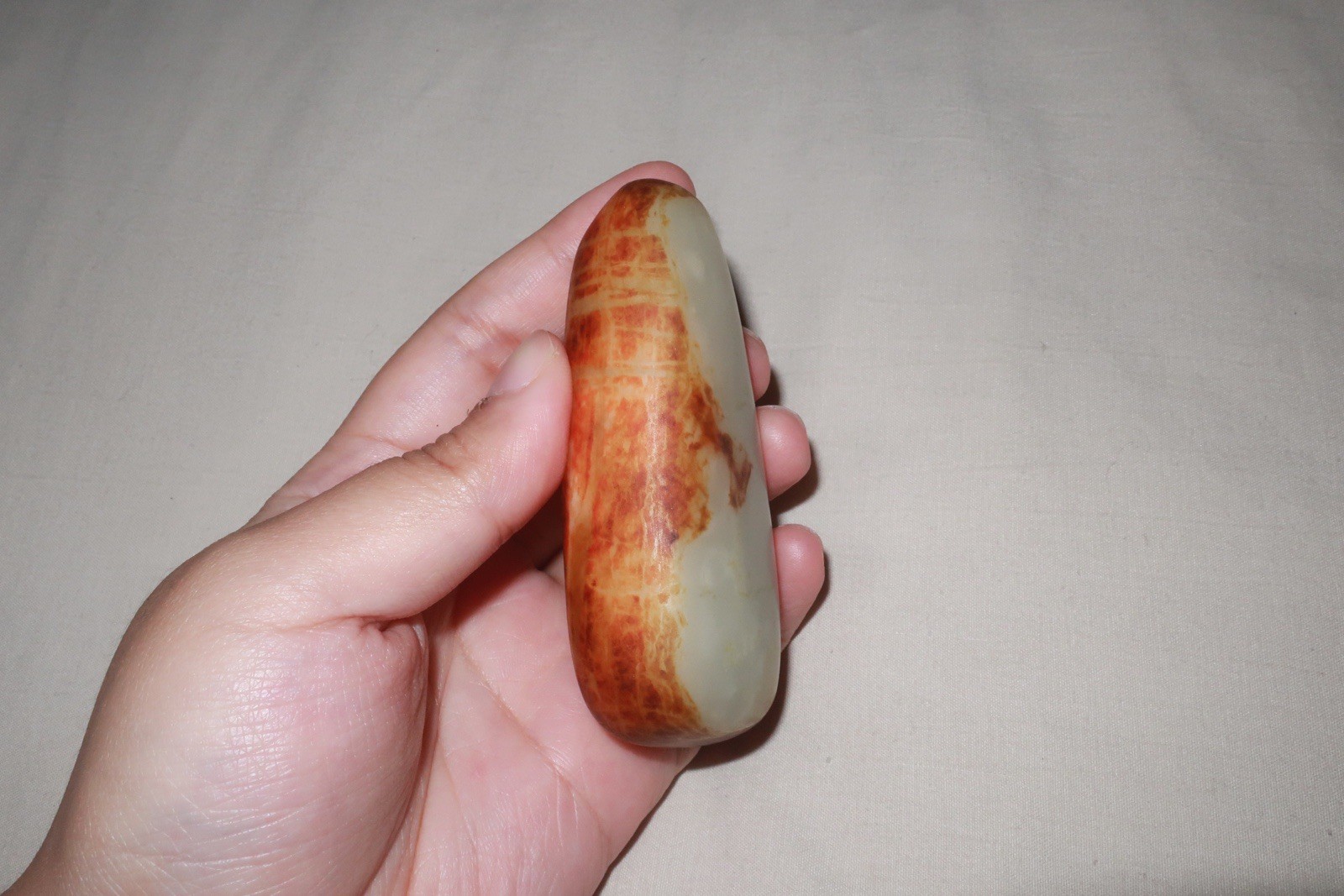 Natural Jade Stone White Hetian