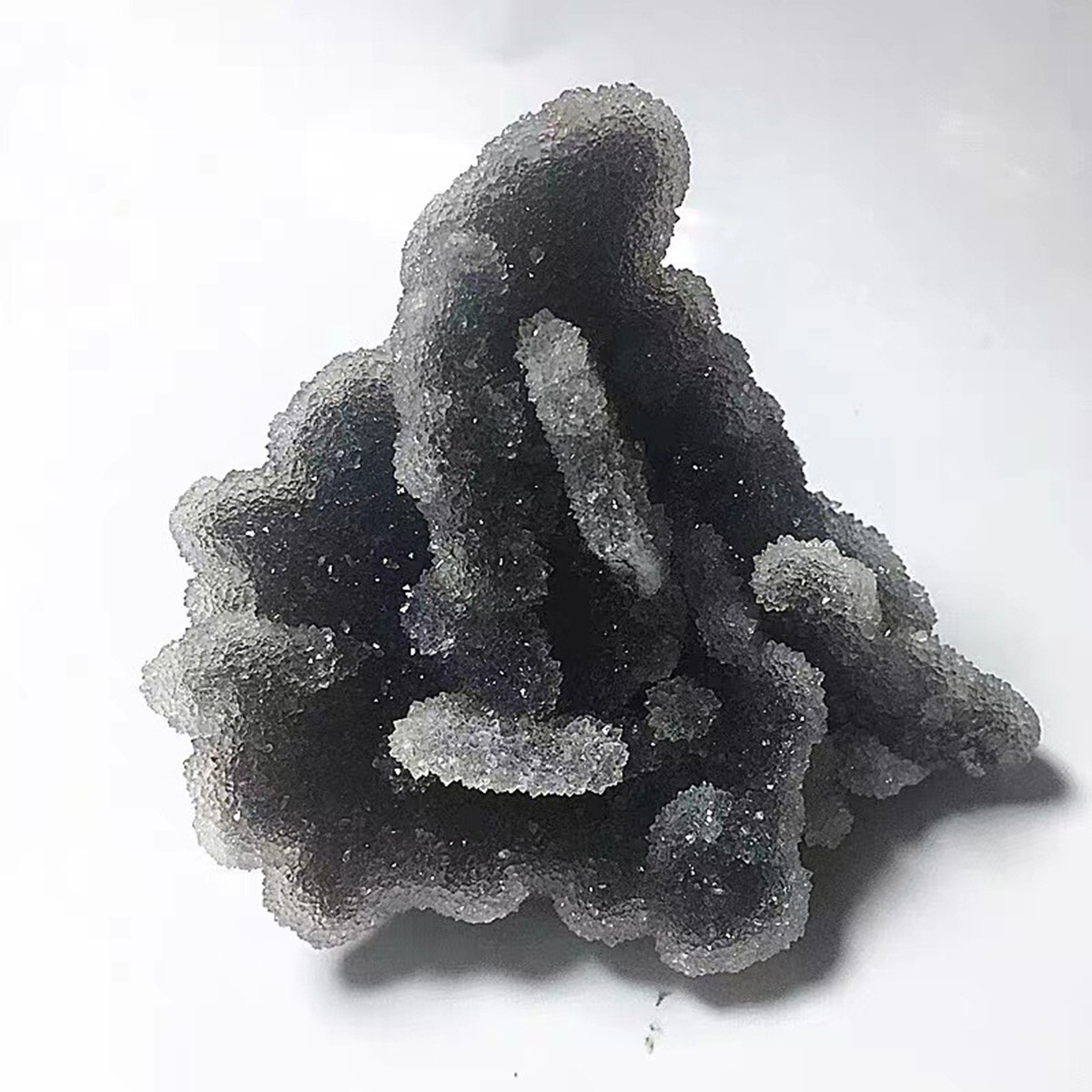 80g+ Natural Black Sphalerite Irregular Healing Crystal Cluster Mineral Specimen