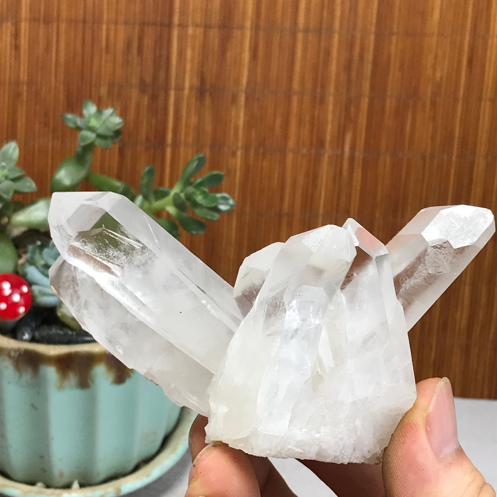 92-78-42mm Natural crystal clusters pretty Quartz Mineral Specimen 149g A6987
