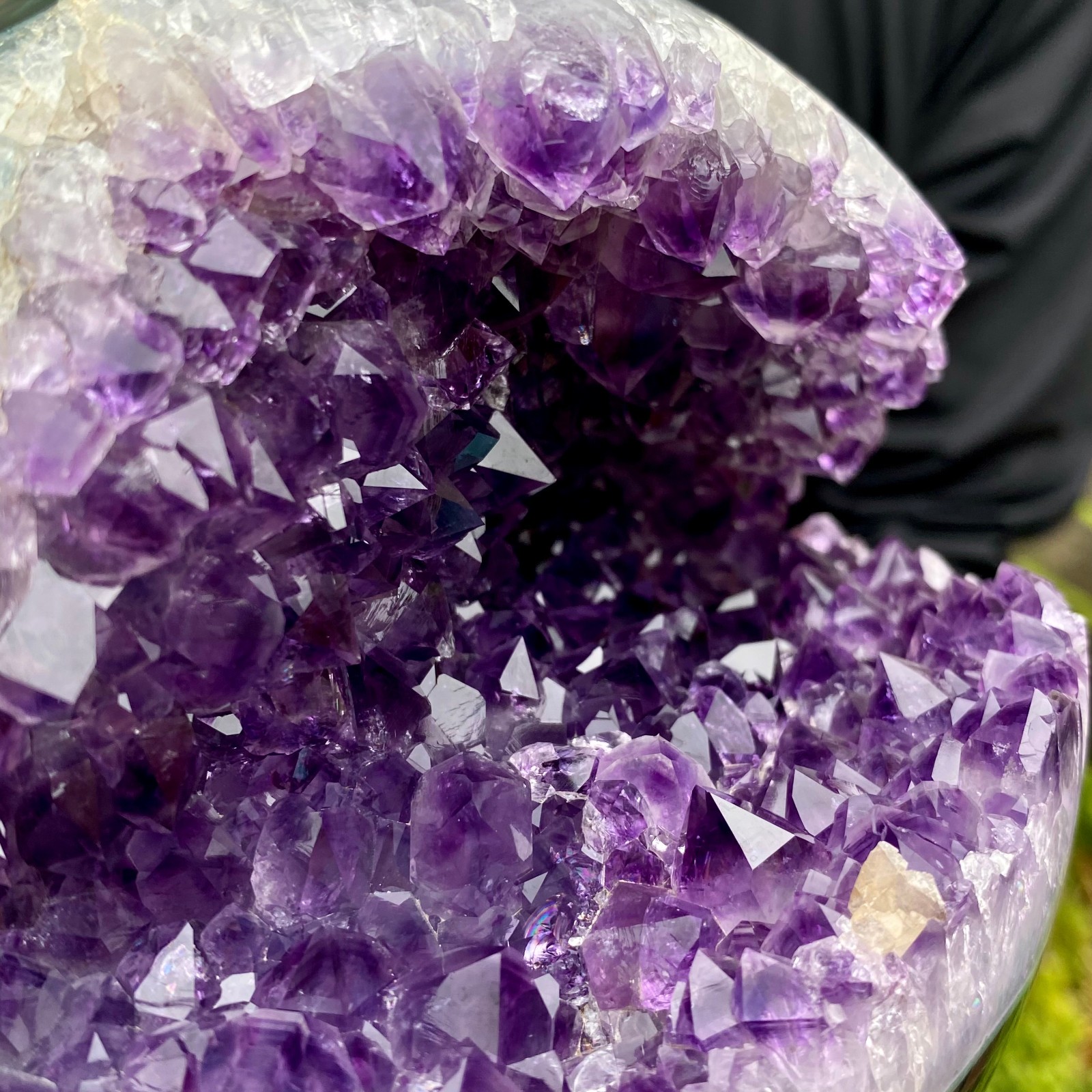 7.49LB Natural Amethyst Agate Ball Quartz Crystal Sphere reiki healing gem