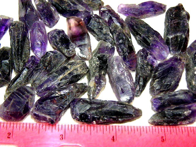 Amethyst crystals Zambia Africa Fenster crystals 1/4 pound lots 15-35 pieces