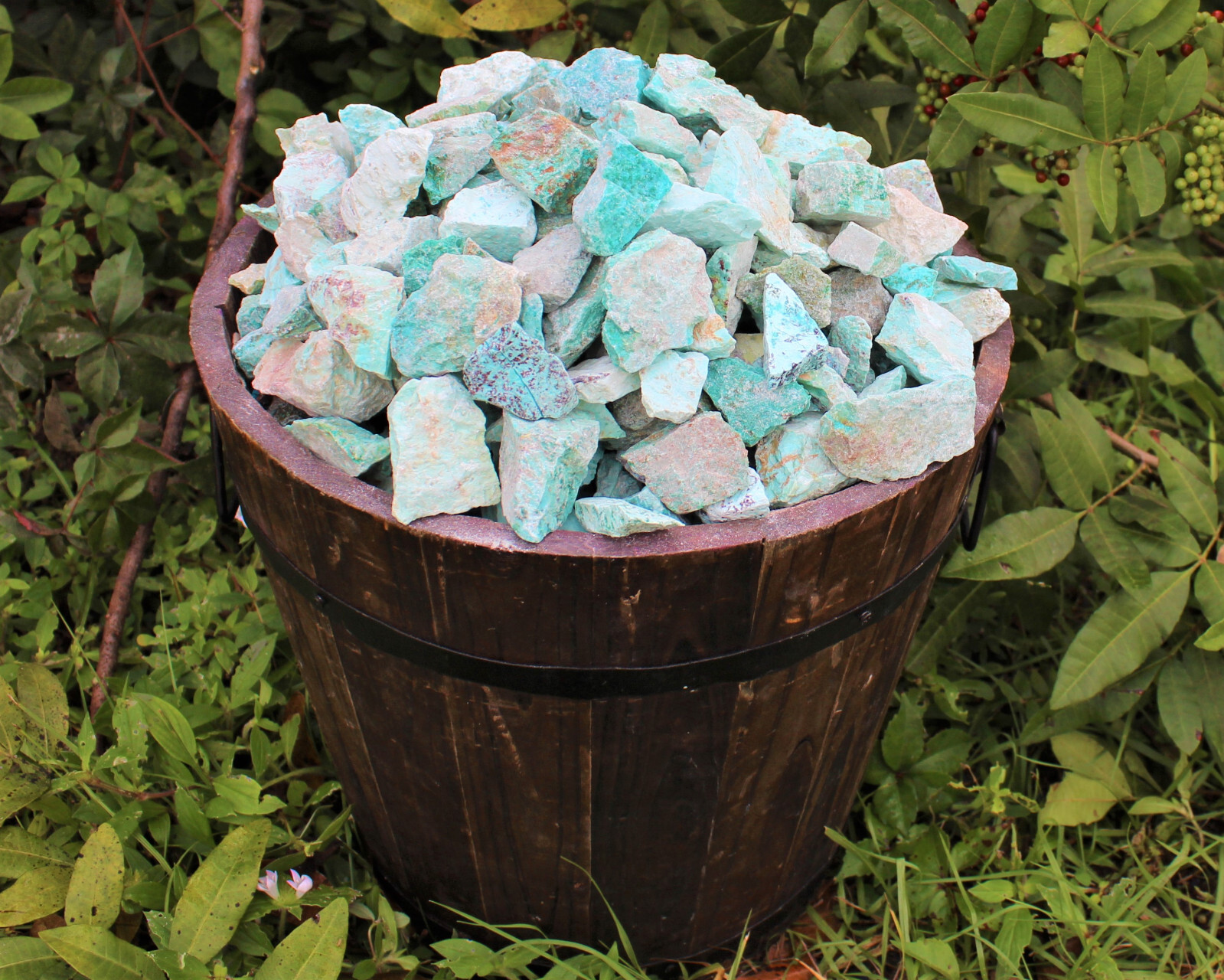 Rough Turquoise Stones LARGE 2-3″ (Raw Natural Turquoise, Peru)