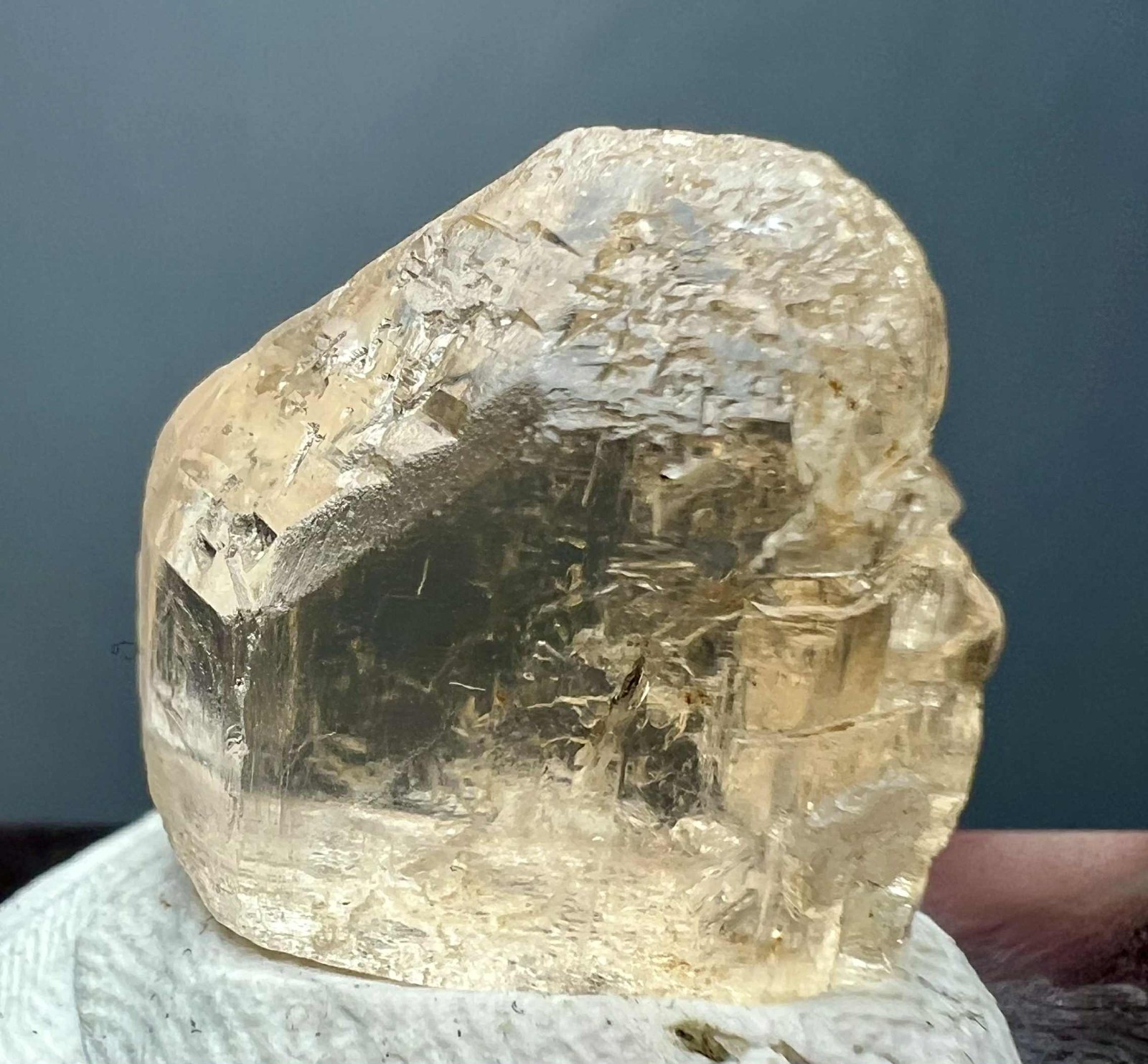 40 Carat Natural !!! Eye Clean Top Honey Color Topaz Huge Crystal @PAK