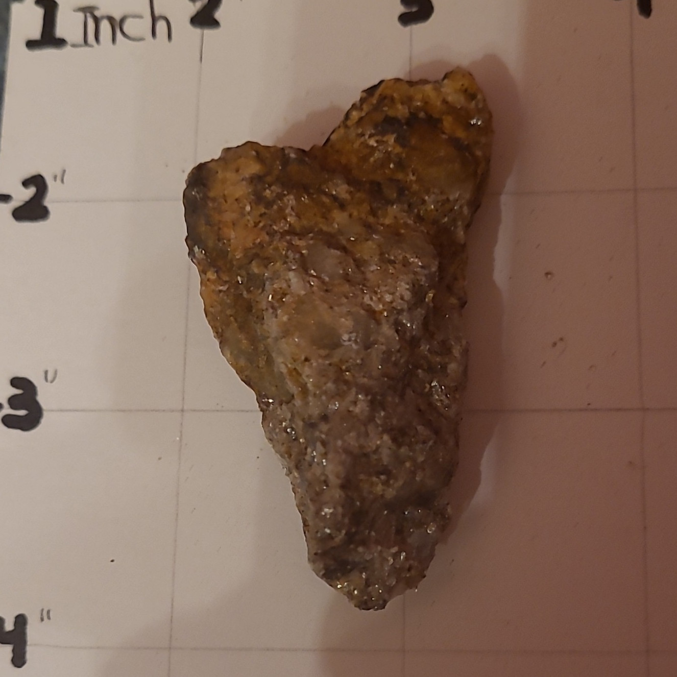 Natural Rough Crystal Mineral Specimen Approx. 2-3 Inches Brown Gray