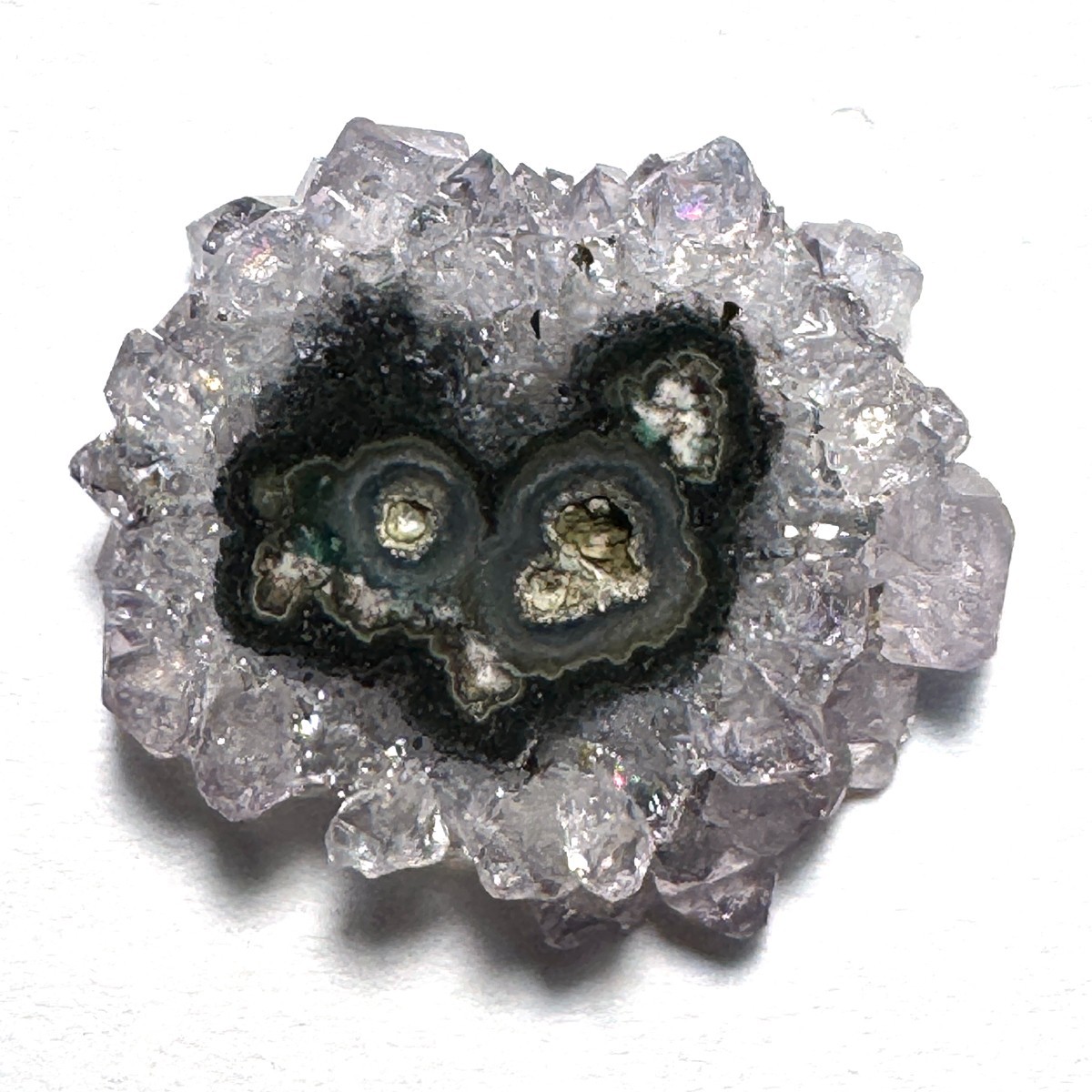 Tiny Stalactite Flower Slice Polished Both Sides OX202