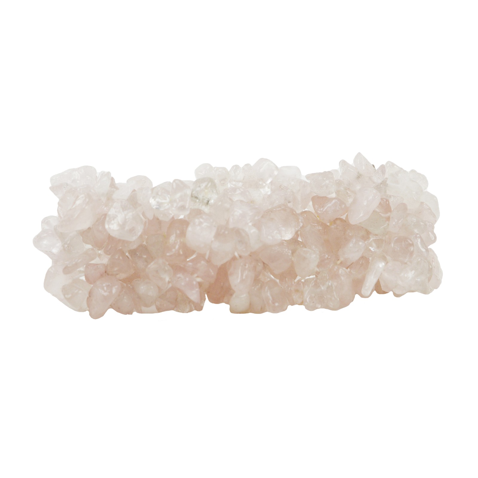 Natural Rose Quartz Gemstone Bead Fashion Bracelet Pink Reiki Heal Stone Jewelry