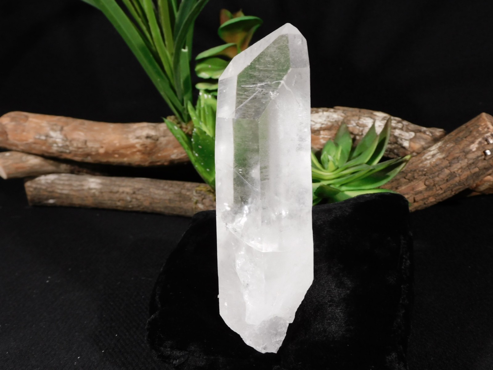 Larger! Semi TRANSLUCENT Quartz Crystal with RAINBOWS From Brazil 236gr