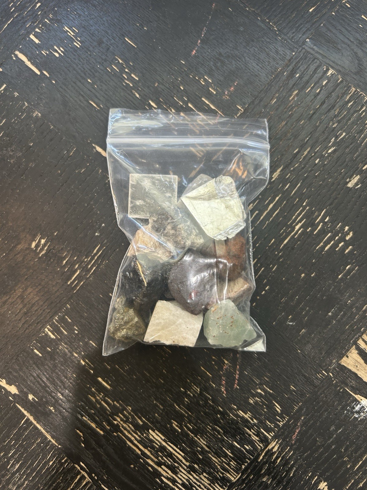 Collection of 15 Mixed Natural Small Rocks & Minerals Sizes 1/2 to 1 In Lot
