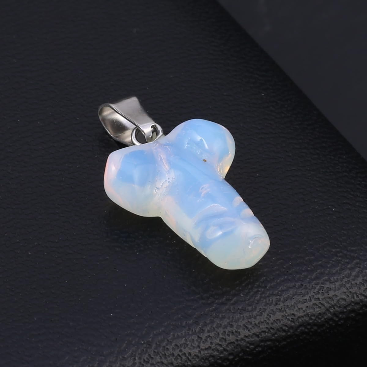 Natural Stone Decoration Statues Healing Crystal Table Artwork Man Penis Phallus