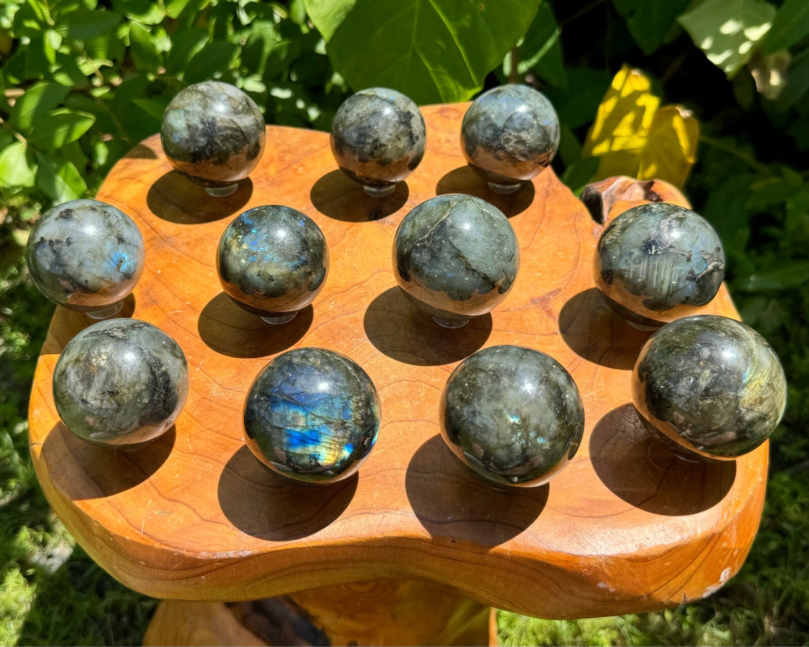 Labradorite Crystal Sphere LARGE 1.75 – 2″ Sphere (A Quality Labradorite Sphere)
