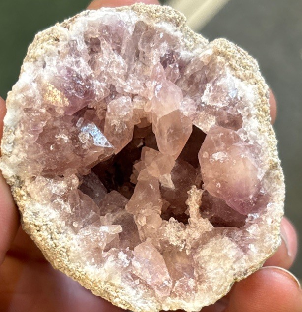 Grade A PINK AMETHYST GEODE -La Patagonia Argentina, El Choique Mine