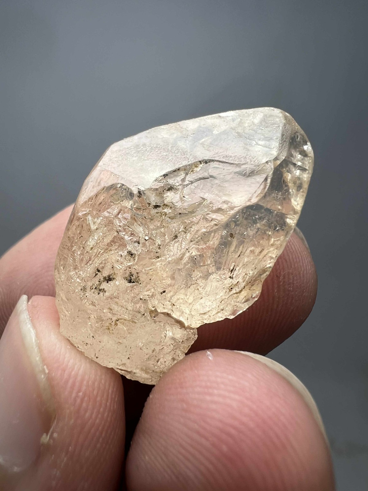 62 Carat Natural !!! Eye Clean Top Honey Color Topaz Huge Crystal @PAK