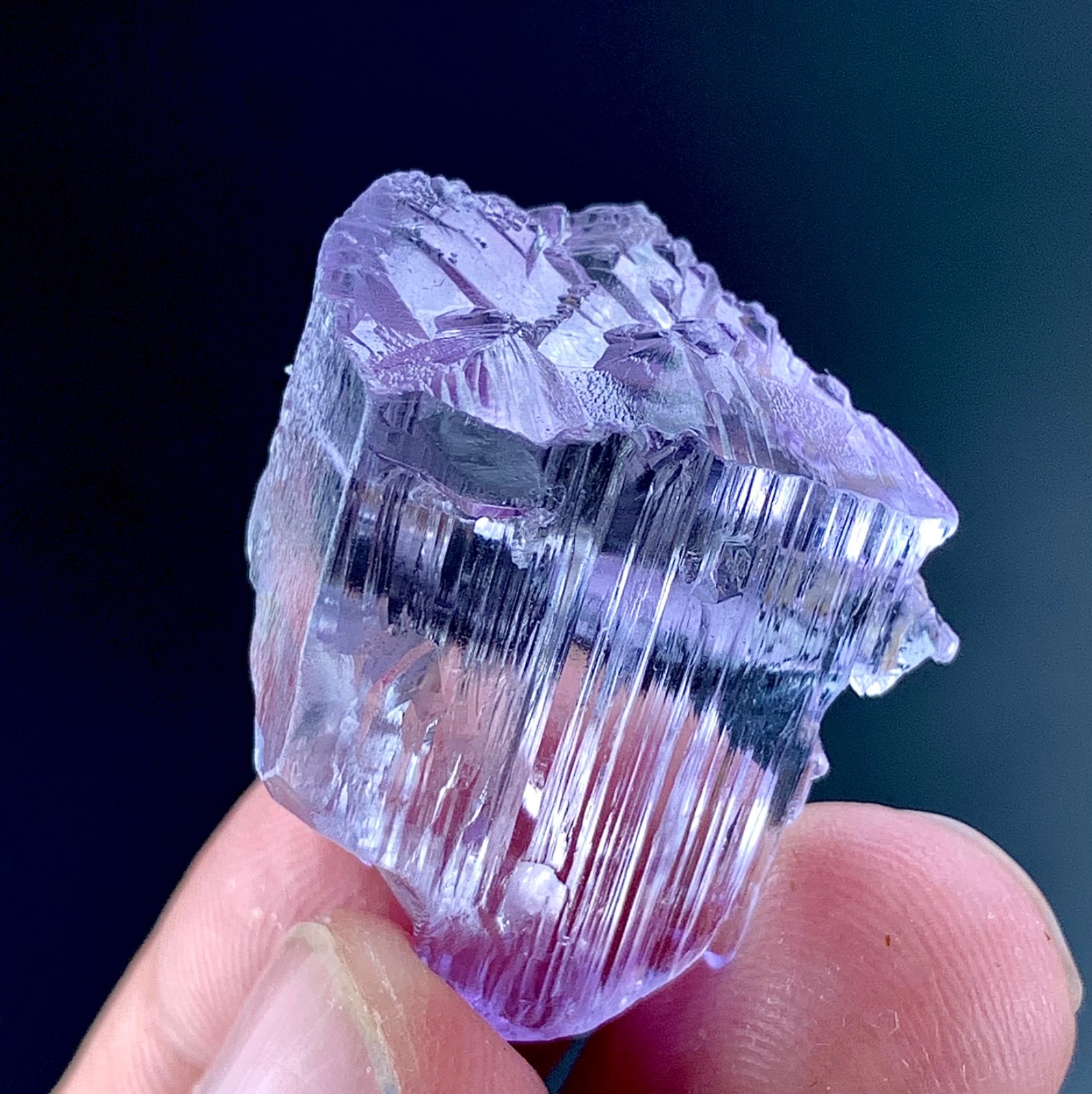 65 Cts Natural Purple Kunzite Crystal specimen from Afghanistan