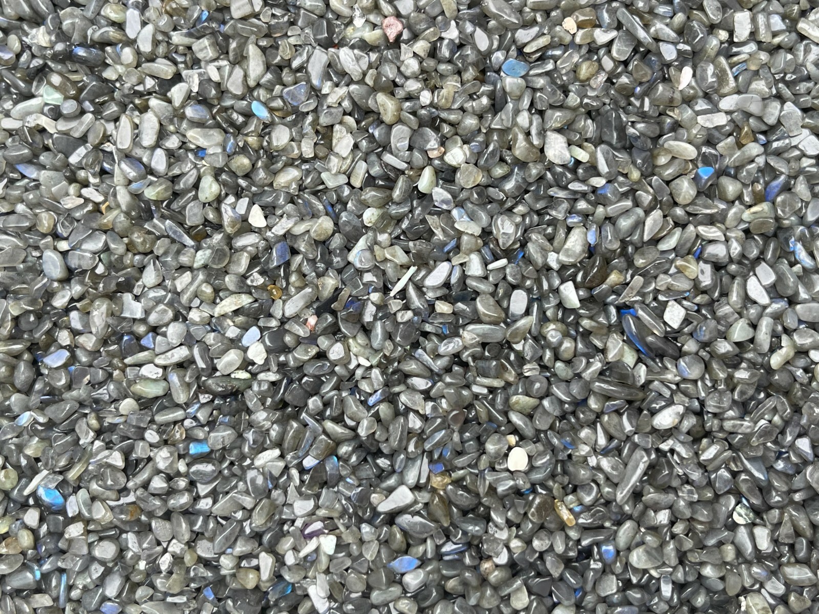 Grade A++ Labradorite Black Semi Tumbled Gemstone Mini Chip 3-10mm,Wholesale Lot