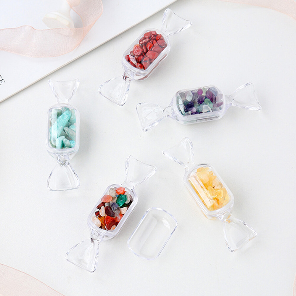 Natural Mini Crystal Chips Semi Tumbled Crushed Gemstone Gravel Healing Reiki