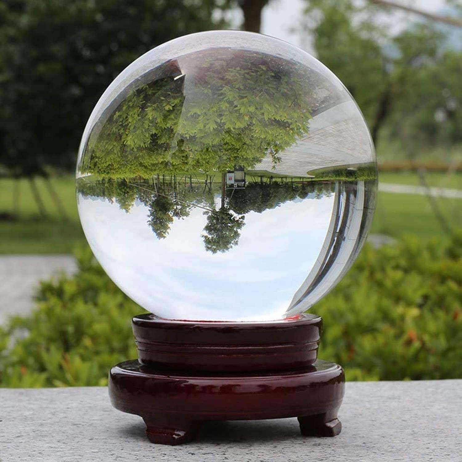 K9 Crystal Ball 150mm(6 inch) Clear Crystal Ball Artificial Glass Crystal Bal…