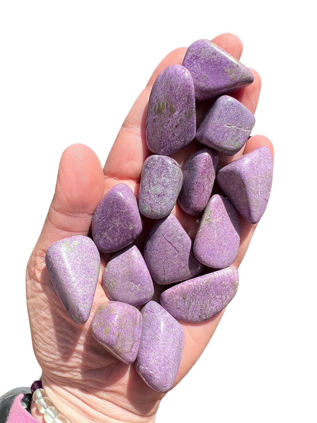 Stichtite Tumbled Stone, Natural Stichtite from Australia