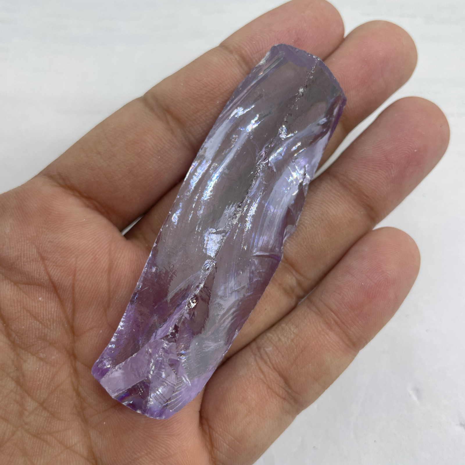 Purple Zircon Rough Gemstone, 100-200ct Healing Crystal for Jewelry Making