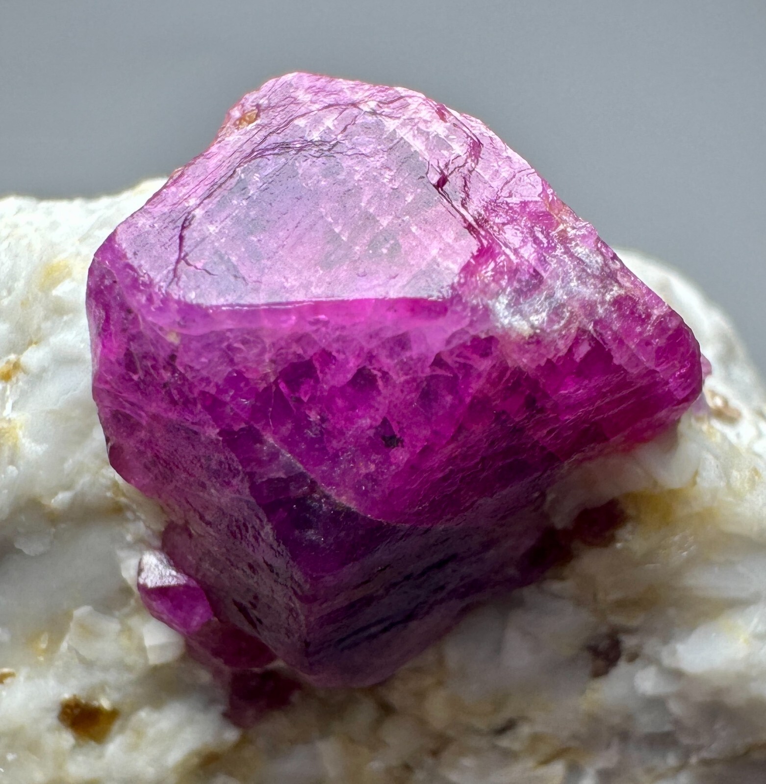 Top Ruby Huge Crystal On Matrix From Jegdalek @Afghanistan. 155 Gram
