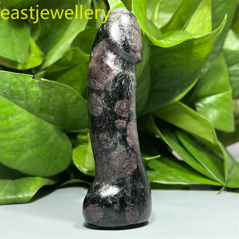 4.4″ Natural garnet Male Penis skull quartz crystal skull Figurines healing 1pc