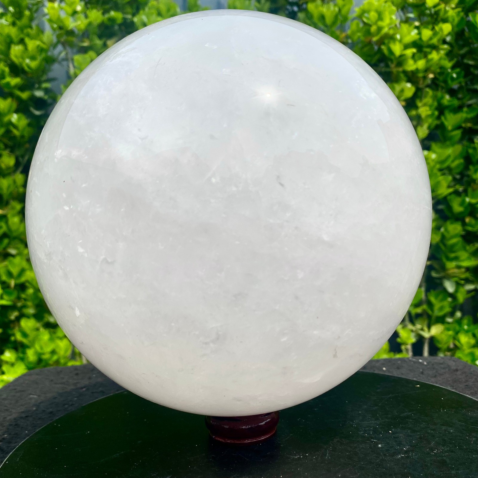 21.82LB white crystal quartz crystal ball Reiki repair