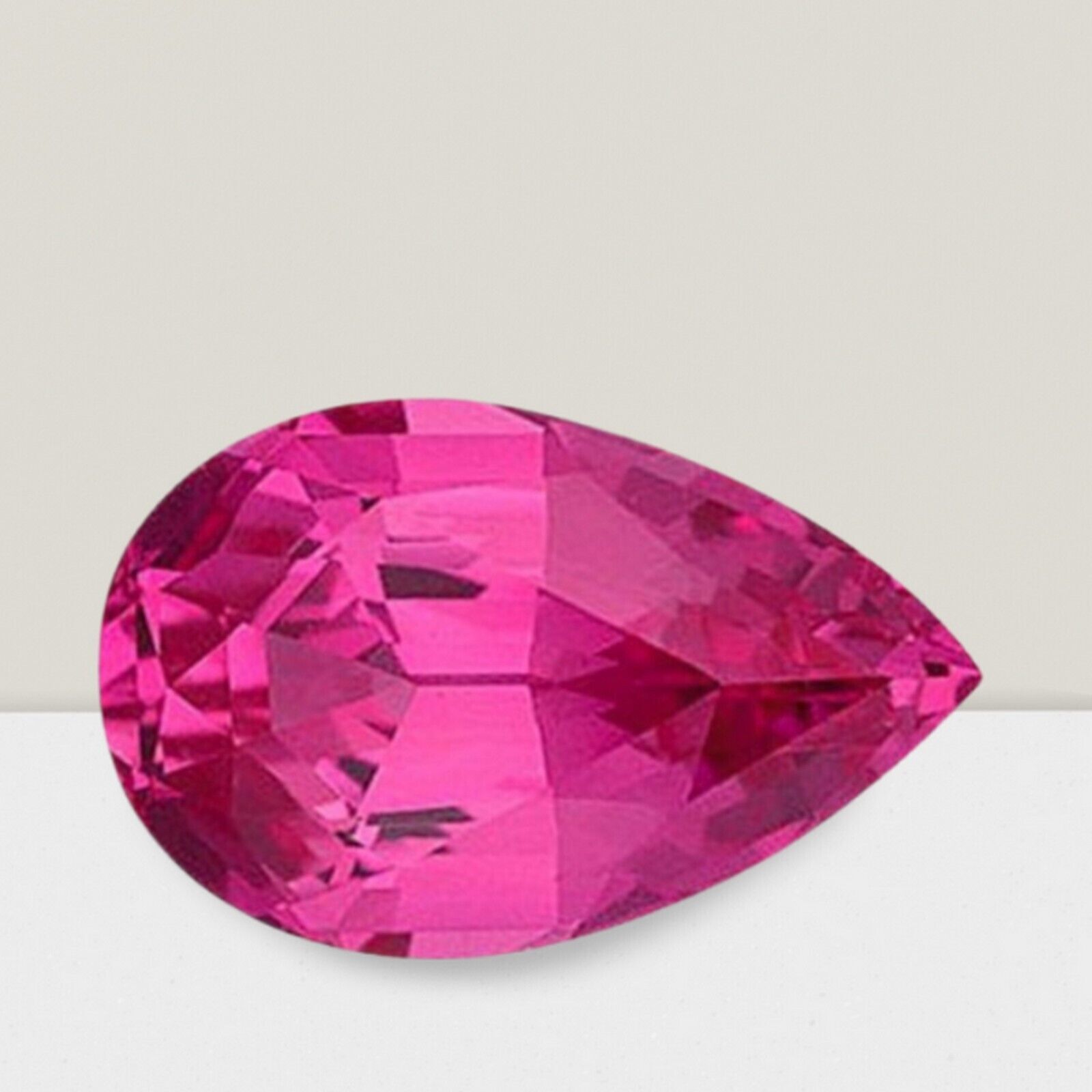 Rubellite Pear Cut Gemstone 1.10 Cts – 7×5 mm Flawless Loose Gem