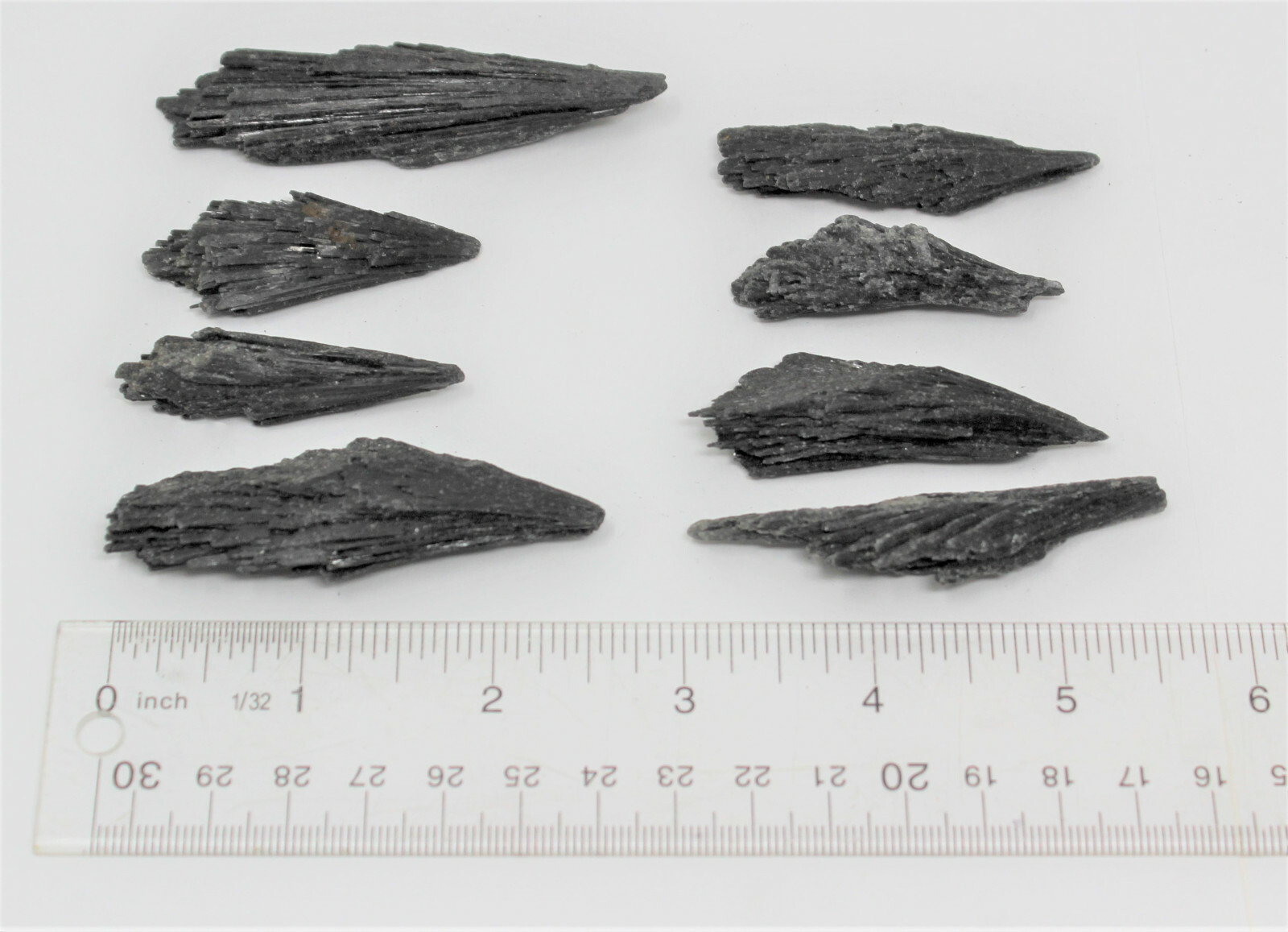1 LARGE Black Kyanite Blade: Premium Quality Chunky Natural Rough Wand 2″ – 3″