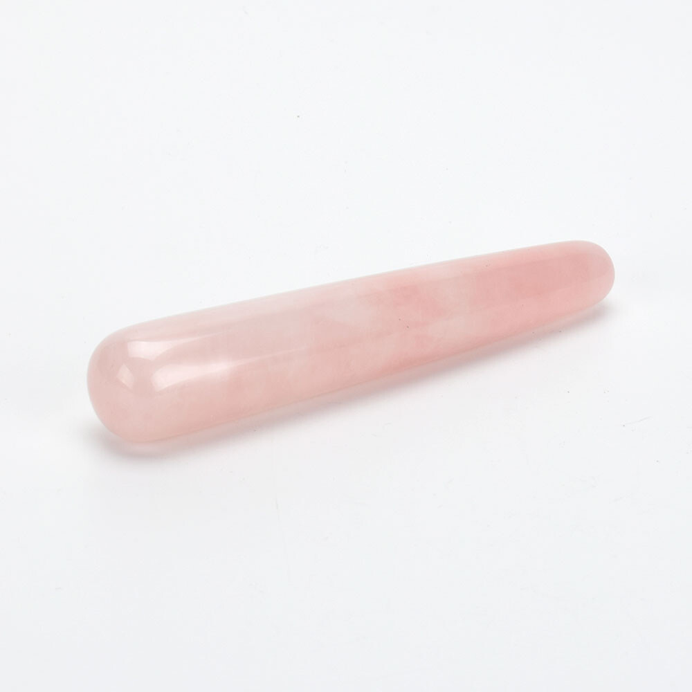 1PC 110 mm Natural Rose Quartz yoni wands gemstone pleasure wand Kegel Exercise