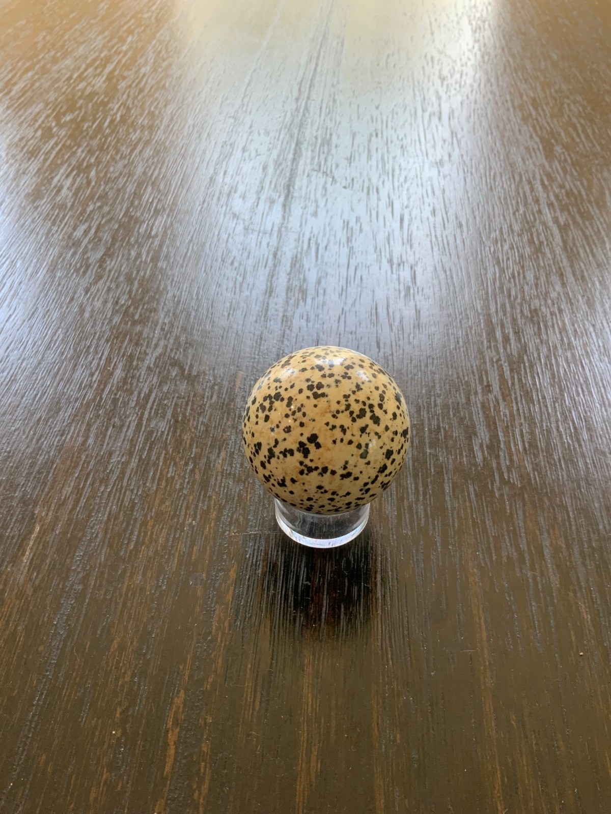 Dalmation Stone Sphere Polished Gemstone Crystal 175g- 6.2 oz