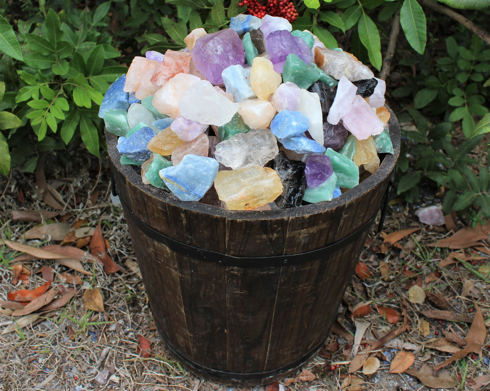 Mixed Quartz Crystal Set: 8 Different Natural Rough Quartz Stones (Bulk Lot)
