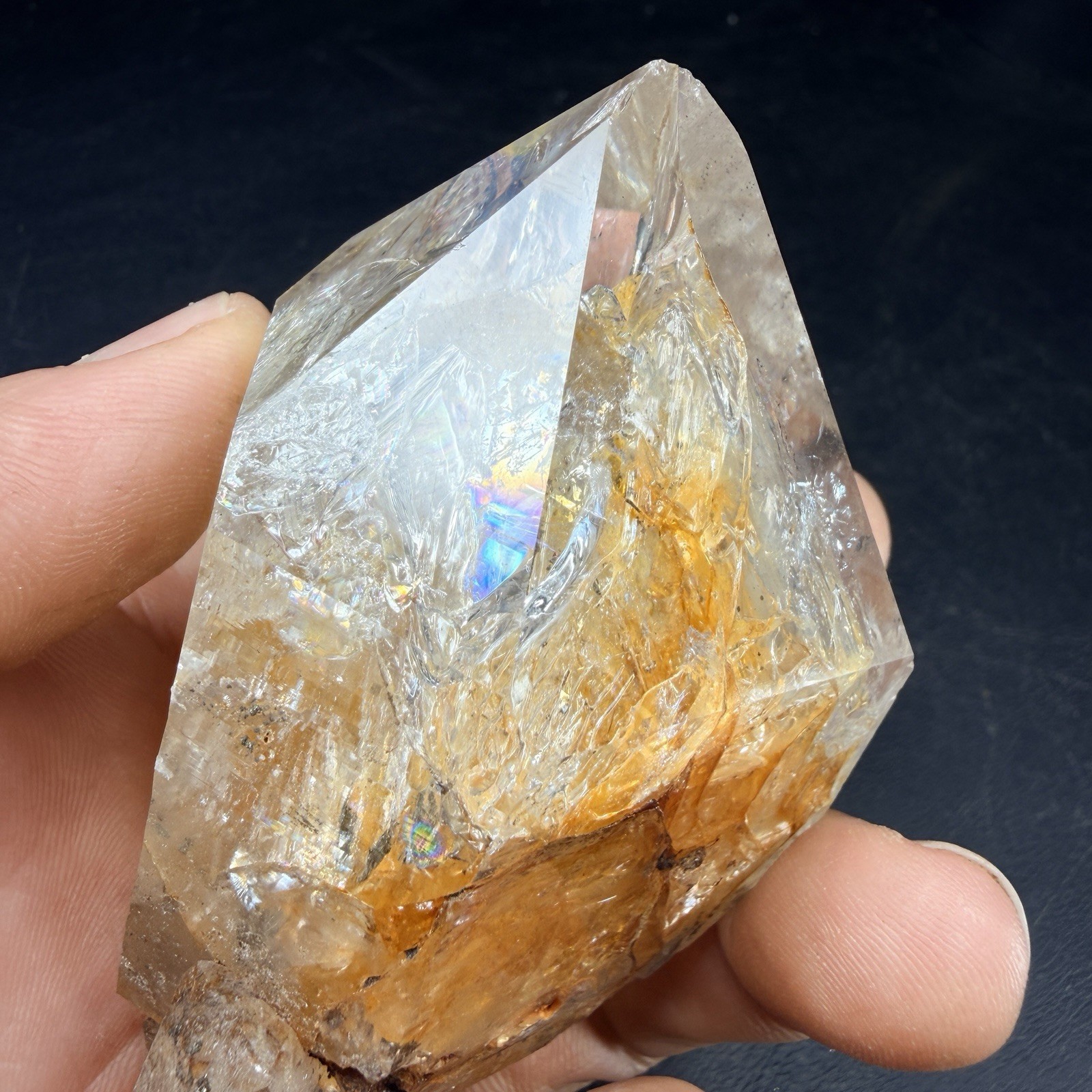 Large Herkimer Diamond Quartz Crystal Point / New York *VIDEO*