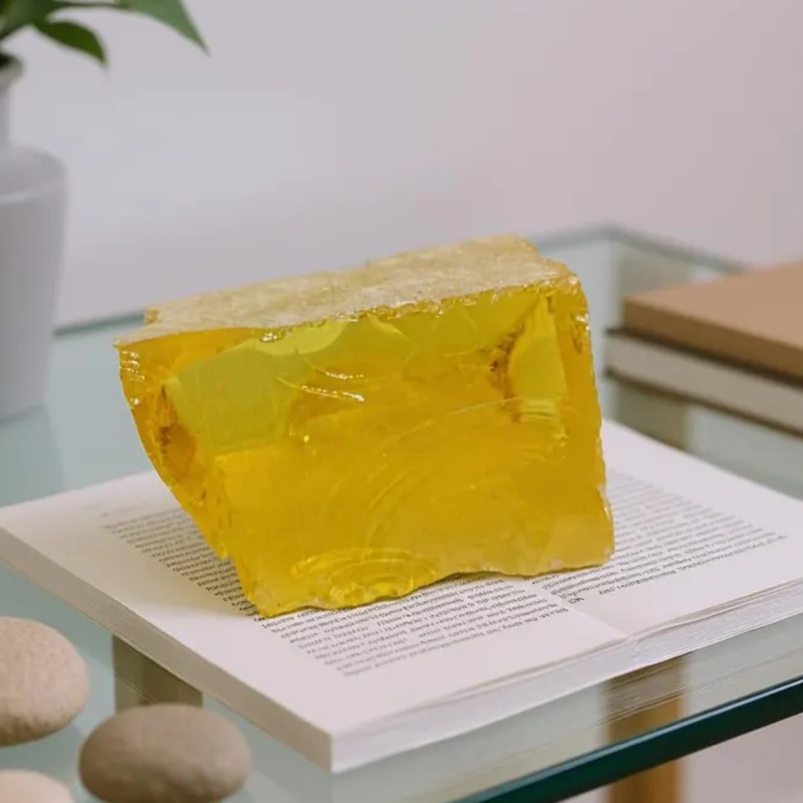 Natural Yellow Sapphire Rough Gemstone 210-310CT Raw Crystal Healing Stone