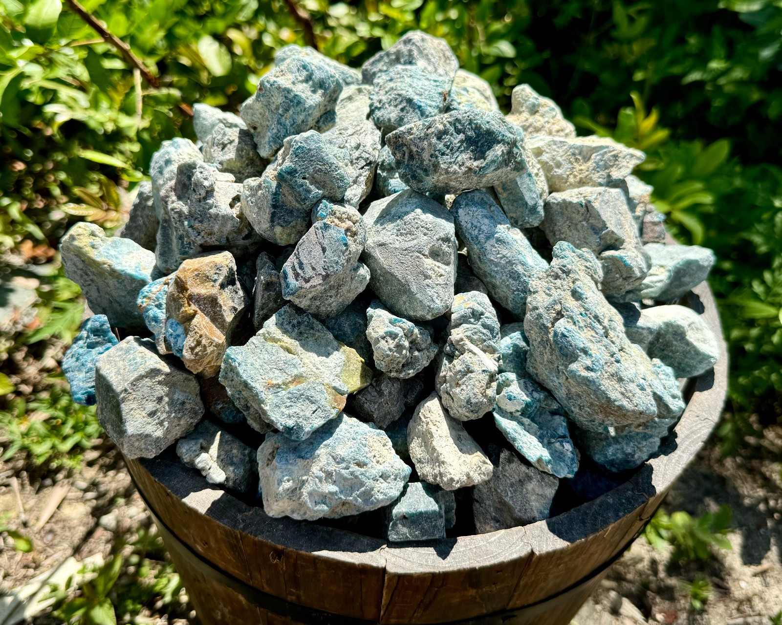 11 lb Wholesale Rough Stone Buckets – Chose Your Gemstone (Raw Crystal Bulk Lot)