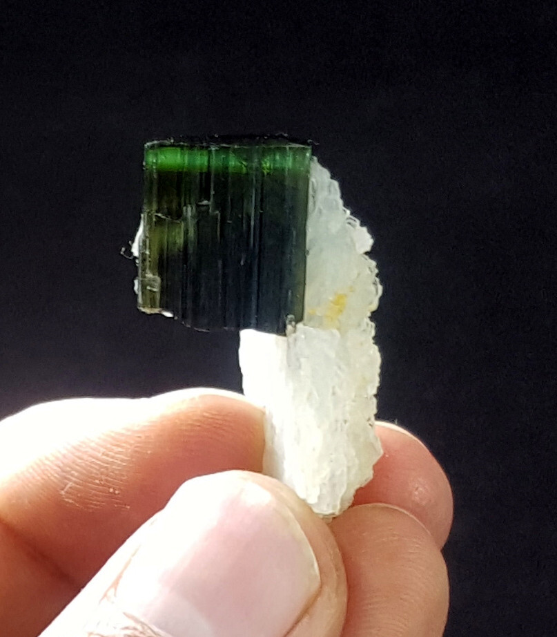 Natural Green Cap Tourmaline Crystals Spicemens From Astaknala Lot 21Pcs 692g