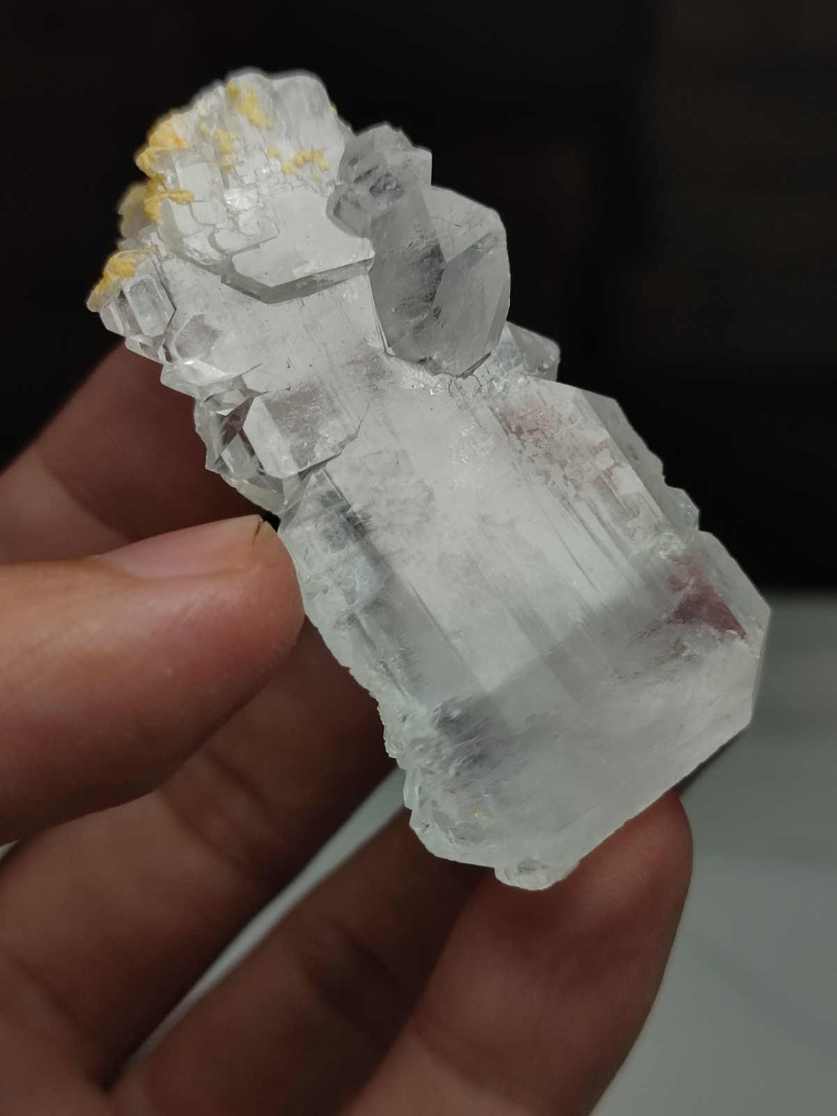 Faden Quartz Transparent Crystal With Good Luster & Nice Termination-Pak.