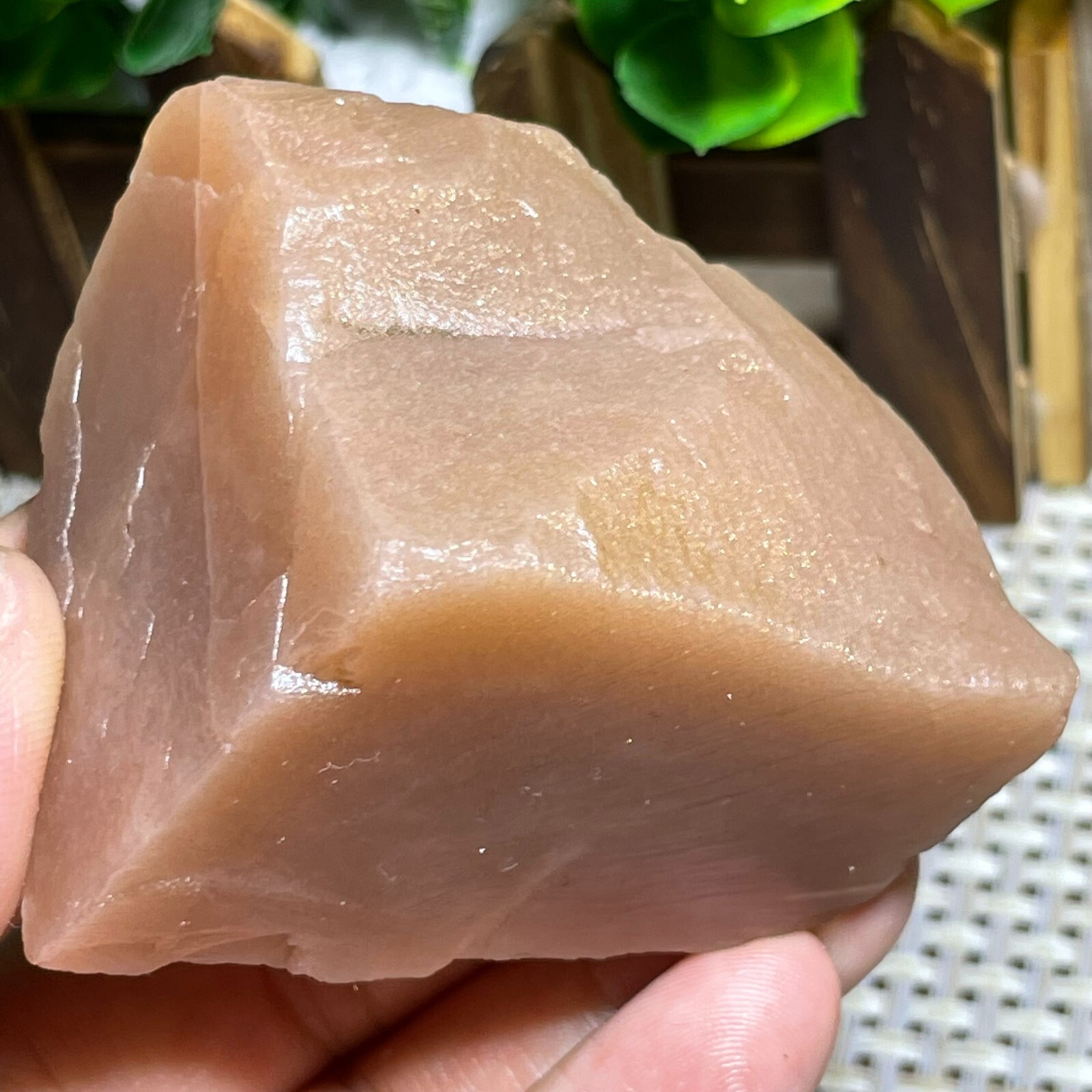 TOP ULTRA RARE NATURAL GOLDEN SUN STONE STAR RAW ROUGH CRYSTAL GEMSTONE 143g A52