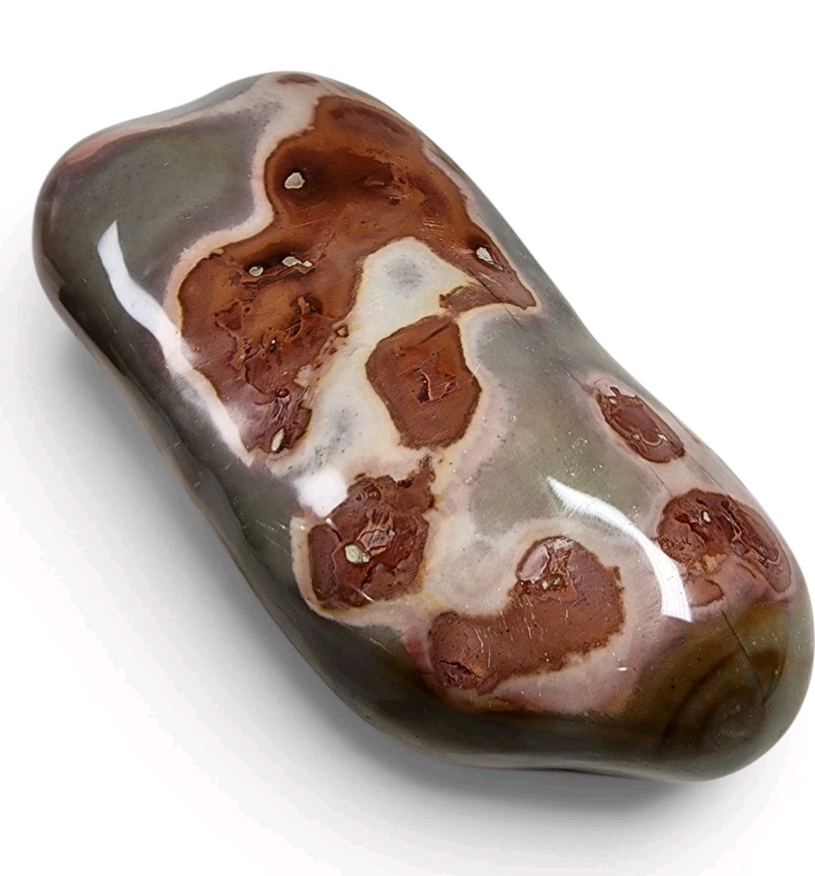 Polychrome Jasper Polished Specimen Madagascar 3lbs 4.5oz.