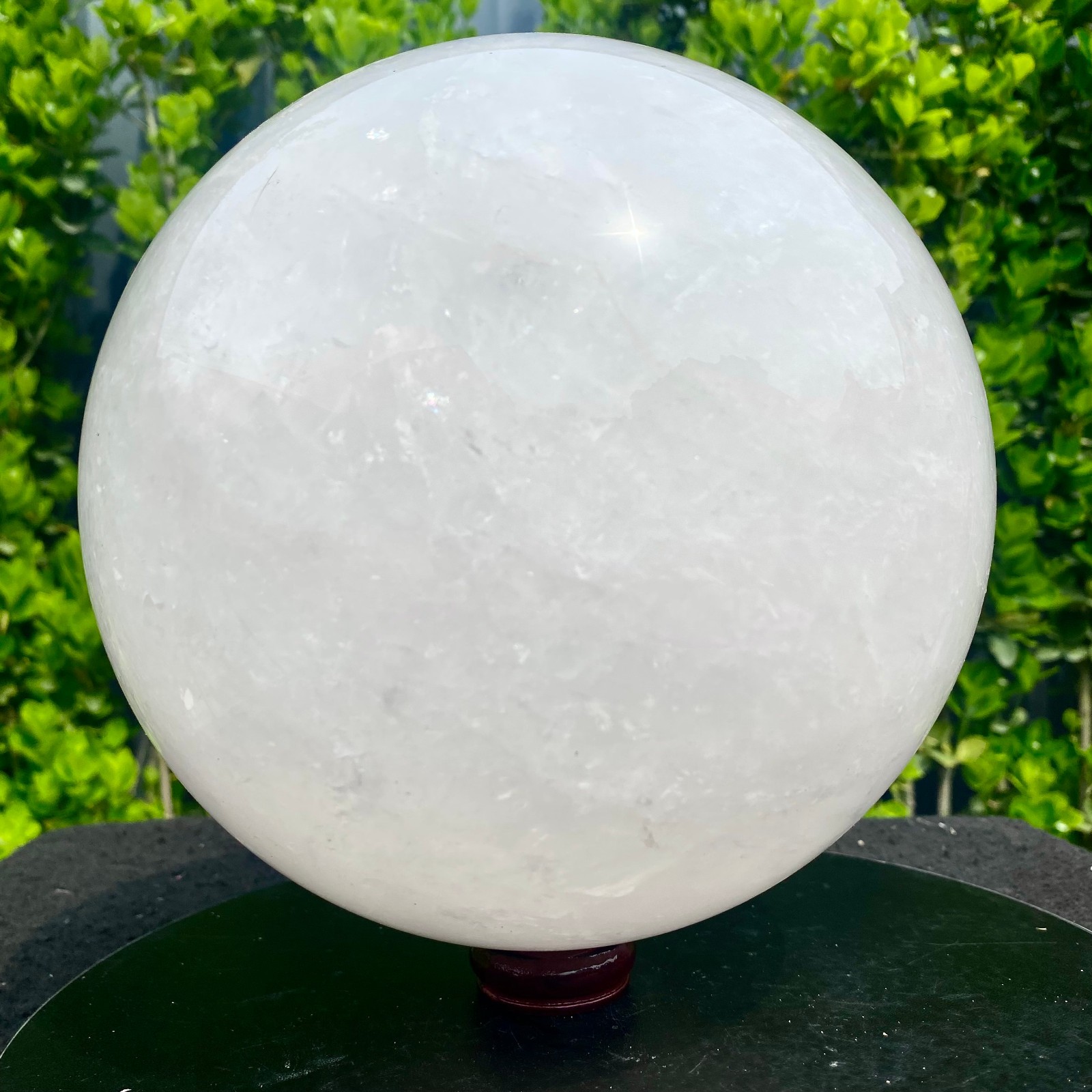 21.82LB white crystal quartz crystal ball Reiki repair