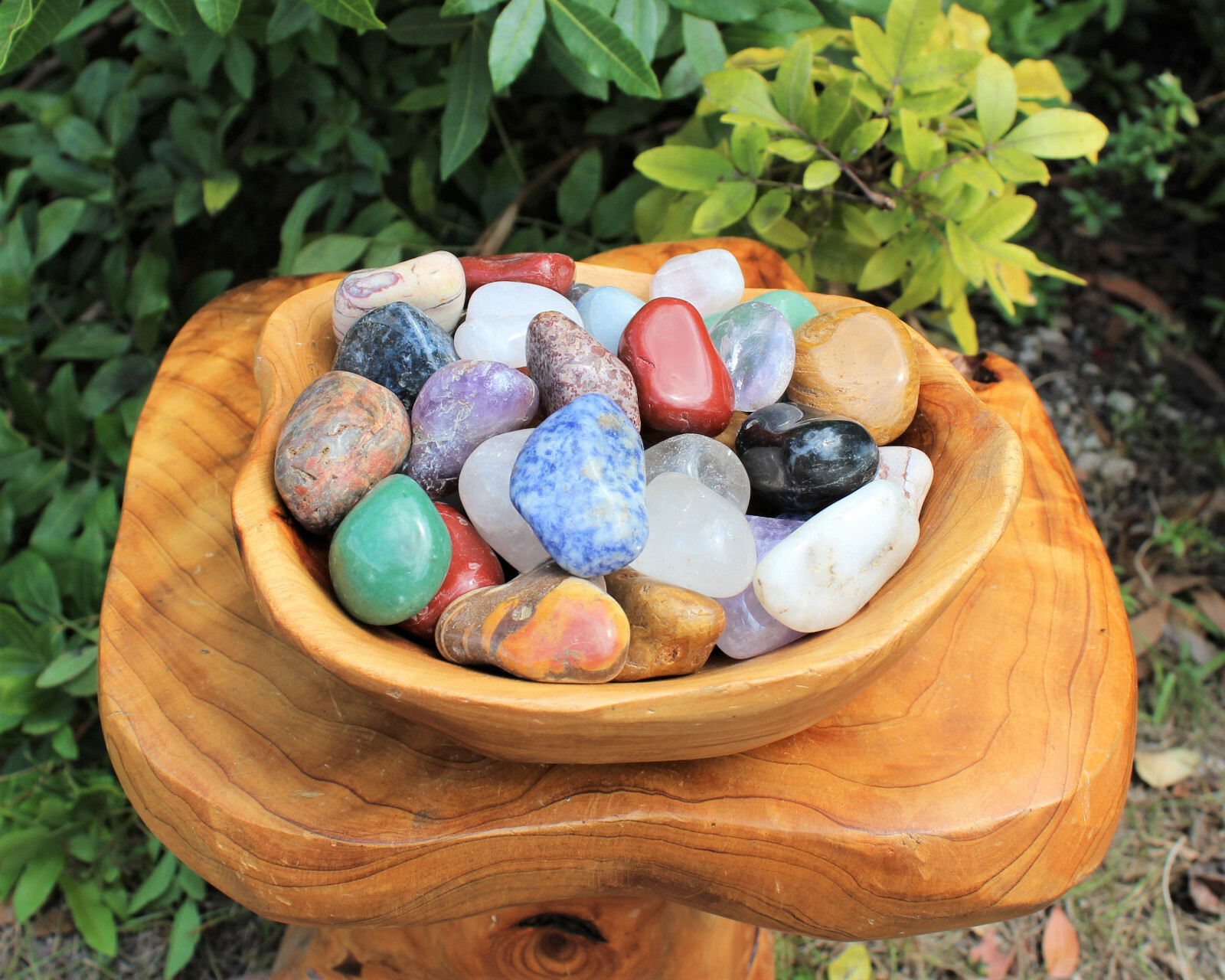 Assorted Mixed Tumbled Stones HUGE 10 lb Wholesale Bulk Lot LARGE Tumble