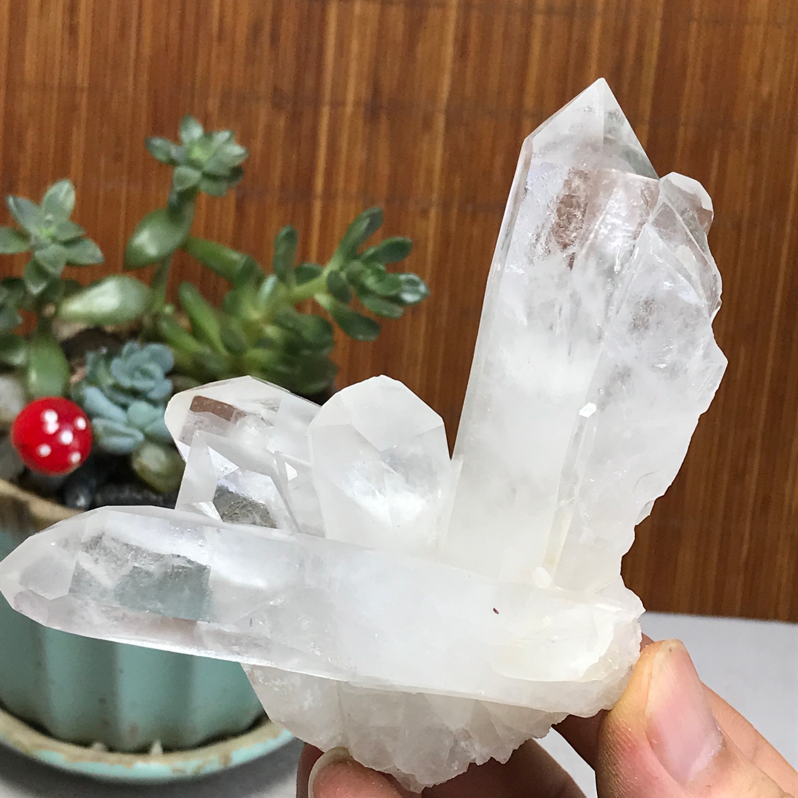 92-78-42mm Natural crystal clusters pretty Quartz Mineral Specimen 149g A6987