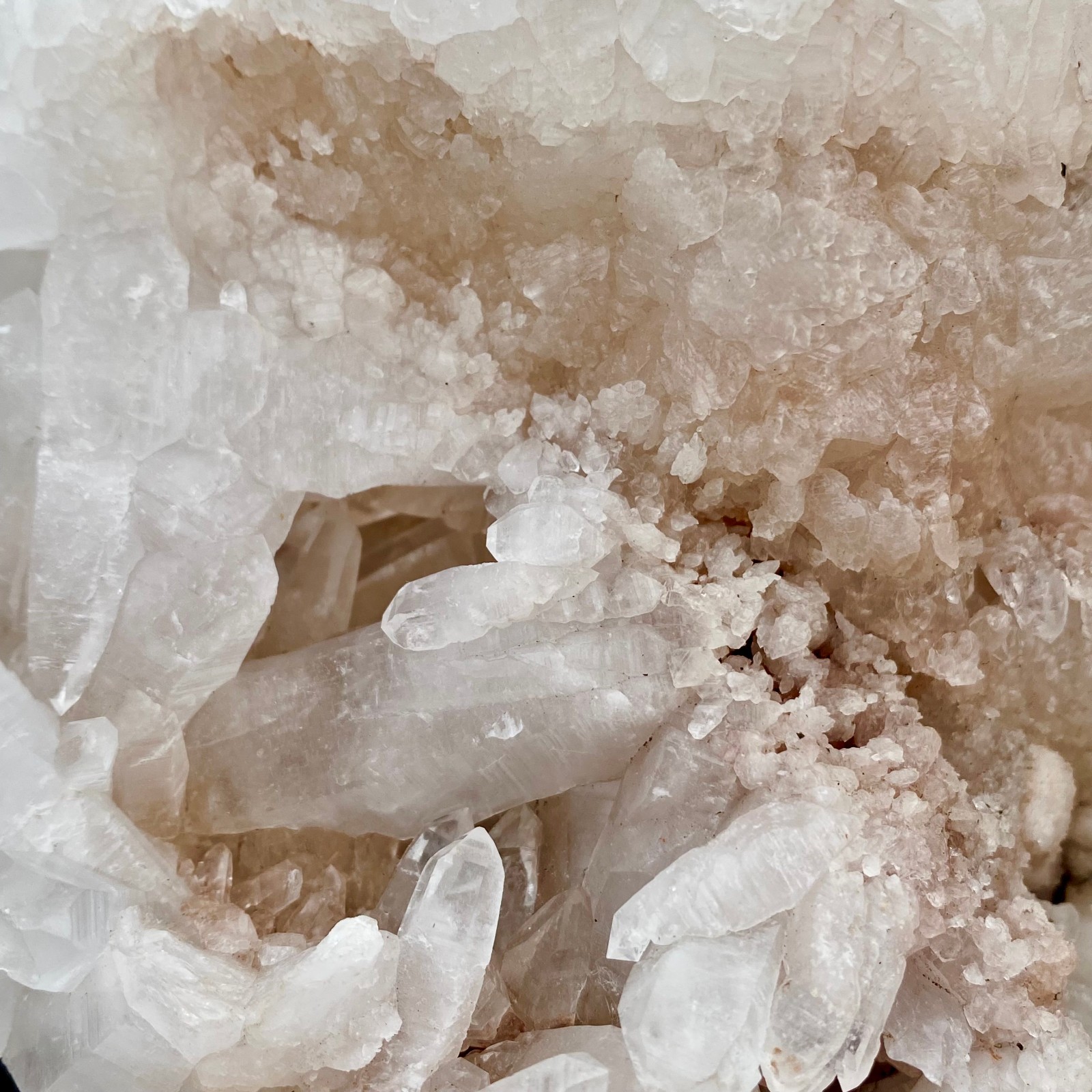 13.22LB A+++Large Natural white Crystal Himalayan quartz cluster /mineralsls