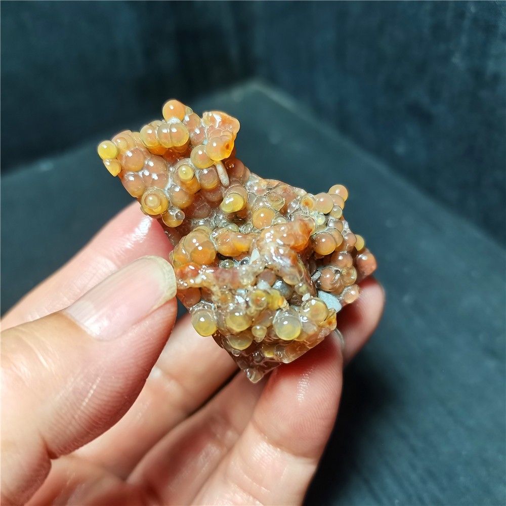 Rare 38.2G Natural Orbicular Ocean Jasper 8th Vein Rough Healing A131