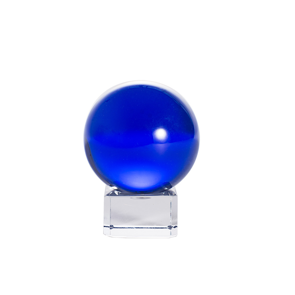 LONGWIN 50mm Quartz Crystal Ball Sphere Healing Crystals Photo Props Free Stand