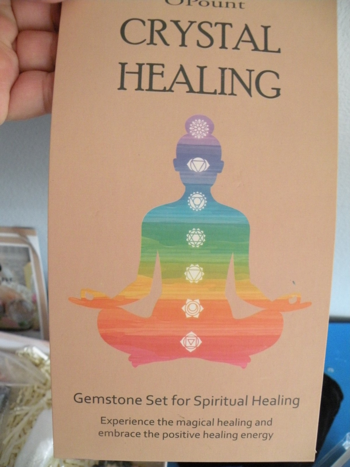 Crystals Healing for spiritual Healing energy Crystals Gift Set by Opount New P5