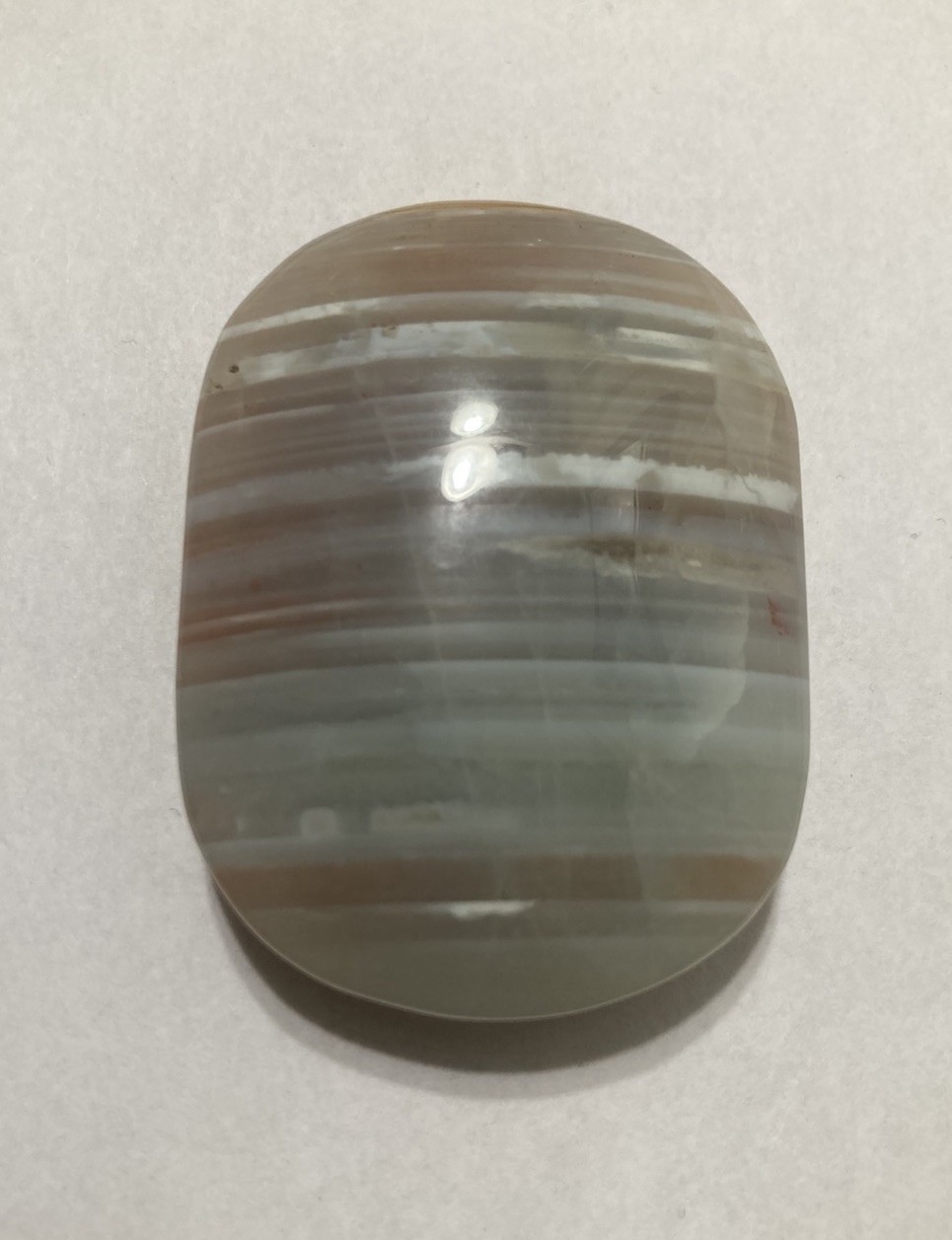 92G Banded Agate Multicolor Crystal Stone Quartz Crystal Large Mineral Specimen