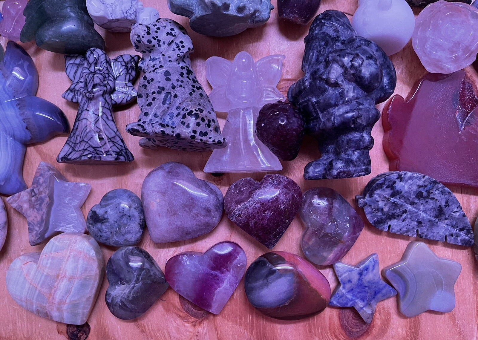 Crystal Random Lot 2-3 pounds of crystals per box! Towers Spheres US SHIP ONLY!