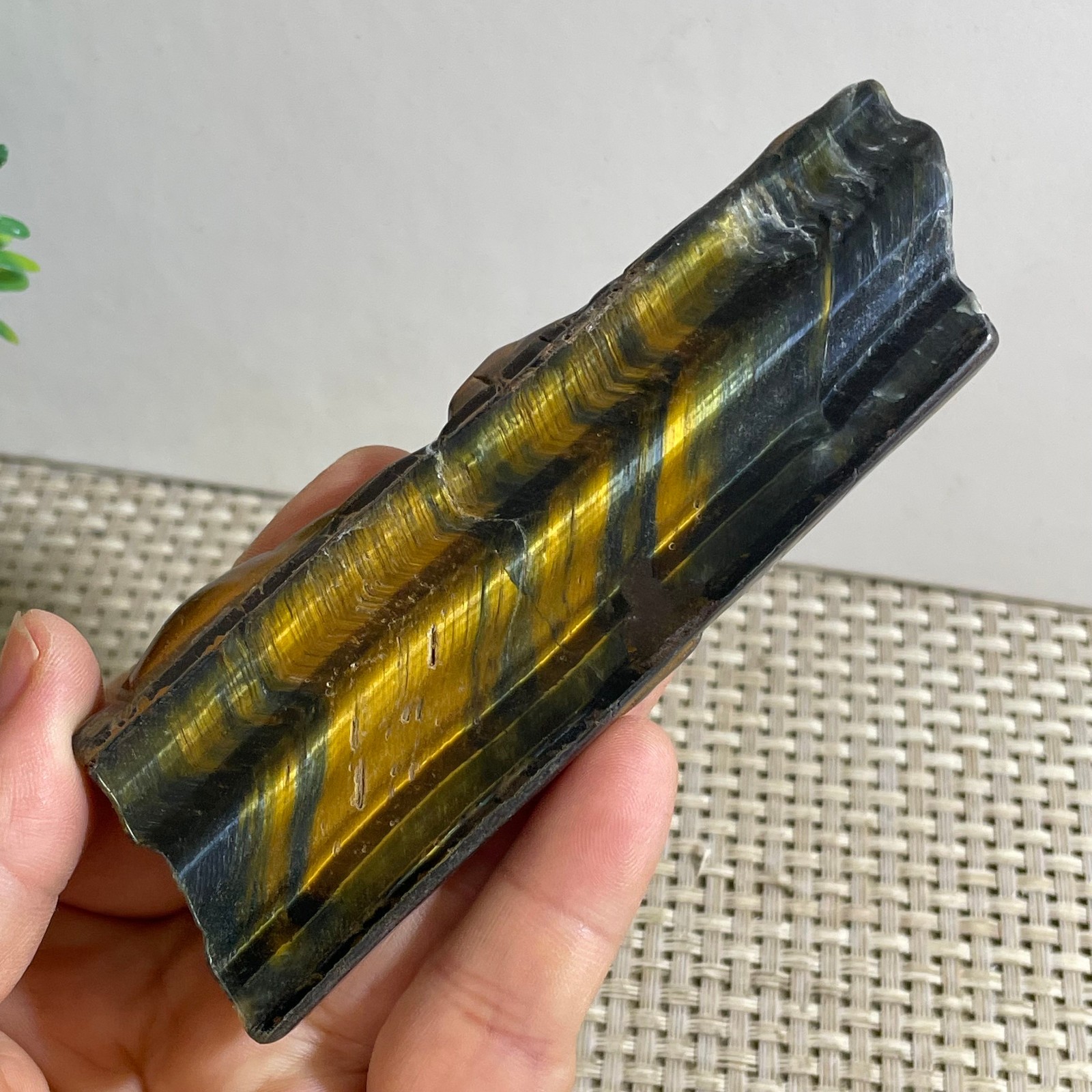 88g tiger’s-eye Rough Raw Stone Rock Specimen Reiki healing