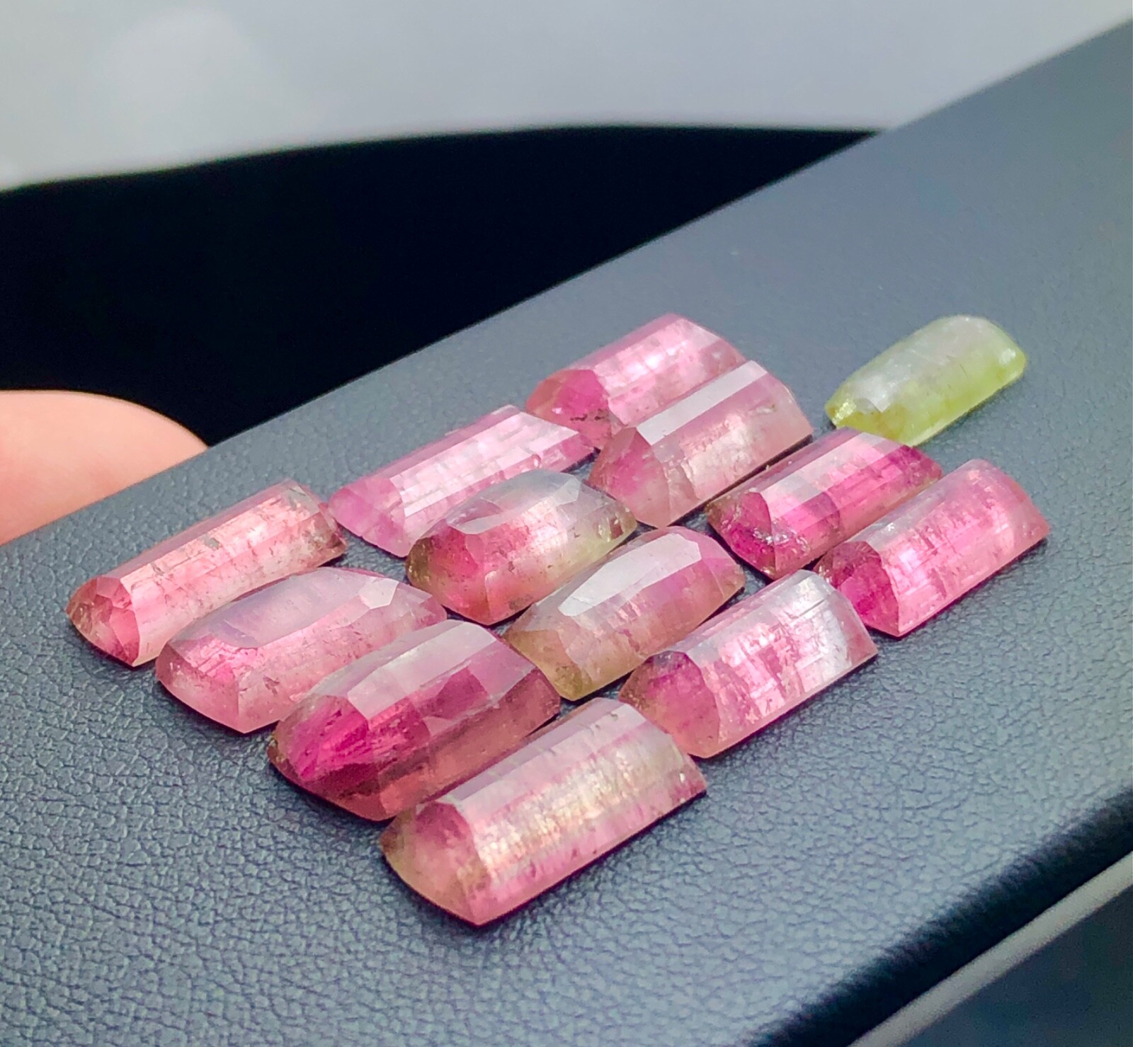 30 Carts Beautiful Mix Color Tourmaline Rosecuts 100% Natural from Afghanistan