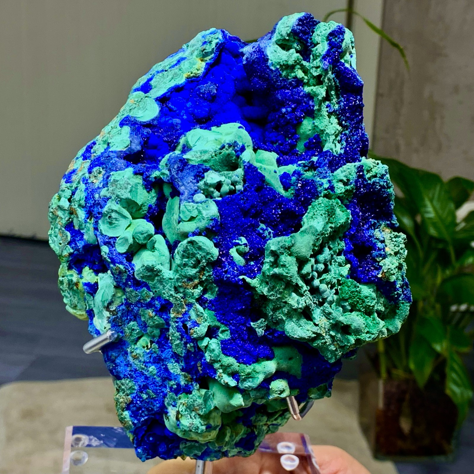 4.71LB Best Natural Azurite/Malachite raw Crystal Mineral Specimen