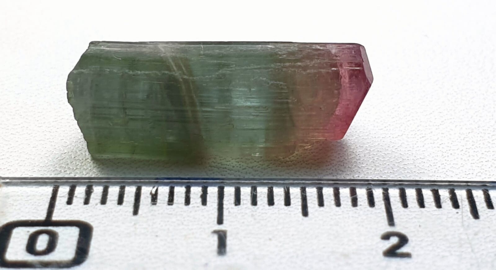 Saturated Multi Colour Terminated Tourmaline Crystal From Paprok Mine Afg